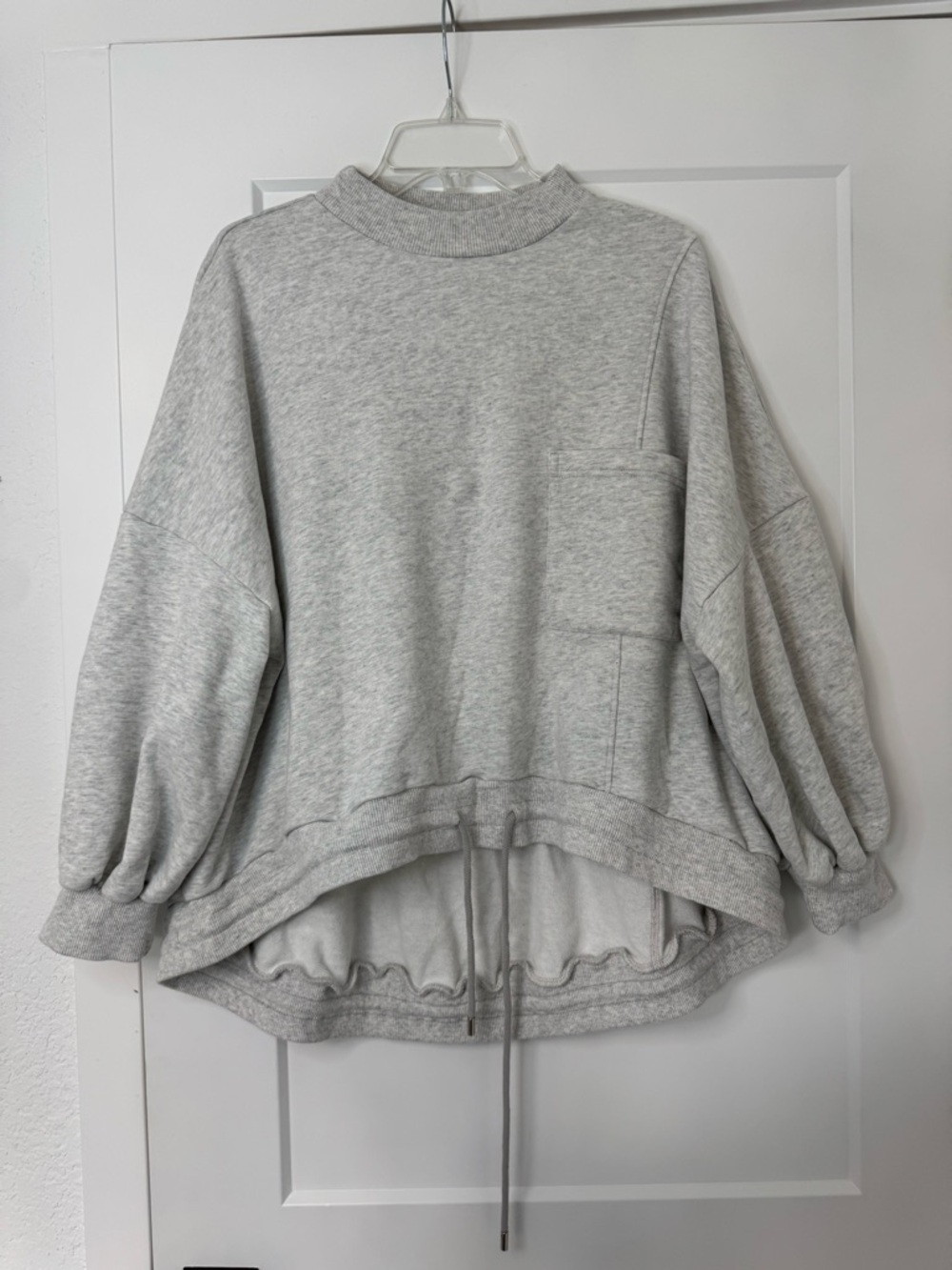 Lit Active Women's Heather Gray Crewneck Pullover Sweater